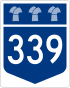 Highway 339 shield