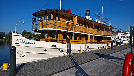 S/S Savonlinna, one of the steamers to go on a cruise – or get in – with