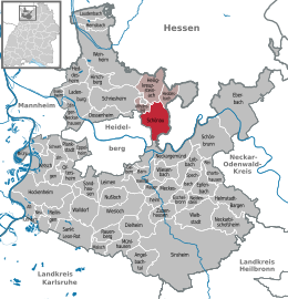 Schönau - Localizazion