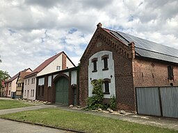 Schlalach Treuenbrietzener Straße südlich Mühlengraben Blick nach Südwesten