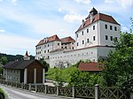 Seisenegg Castle with ice cellar and 2 round towers