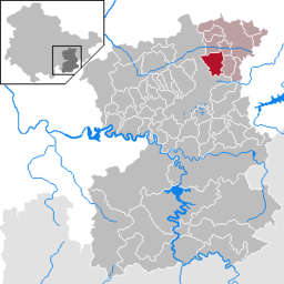 Läget för kommunen Schmieritz i Saale-Orla-Kreis