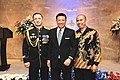 Sergey Zhevnovatyy (Russian Defence Attasché) - Tirta BambangWirawan (Corps Diplomatic) - Col Inf Alexs Ngurah, P.Sc (Ministry of Defence of the Republic of Indonesia).jpg