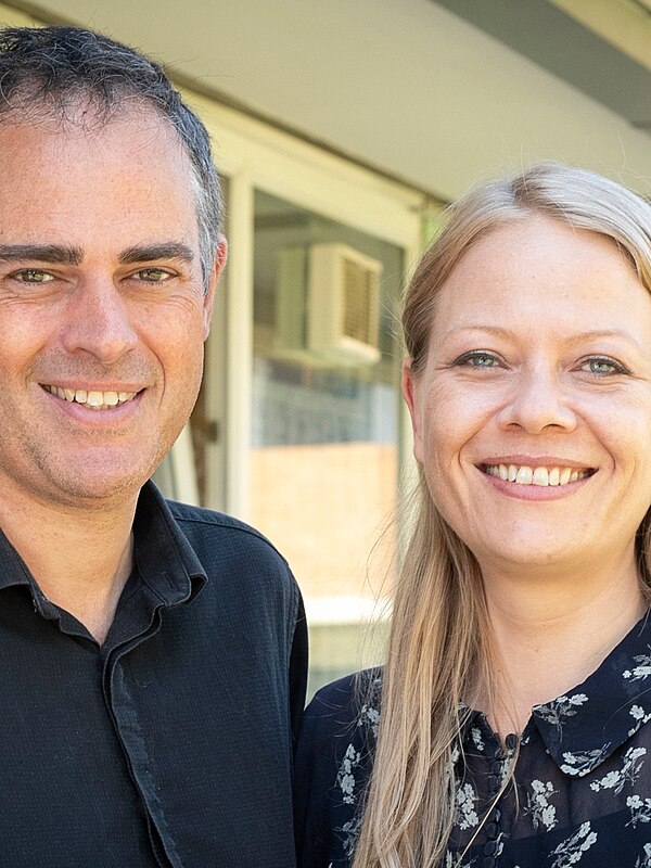 Image: Sian Berry and Jonathan Bartley, 2018 (portrait crop)