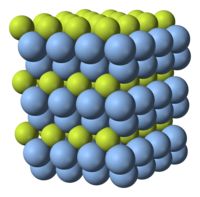 Kristalstructuur van zilversubfluoride