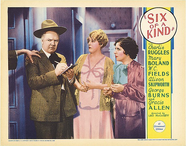 Description de l'image Six of a Kind lobby card.jpg.