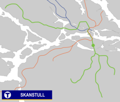 Tunnelbanestation Skanstull: Historik, Se även, Referenser