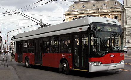 Trolleybuses place