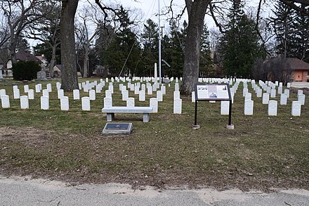 Soldiers Lot in Forest Hill Cemetery