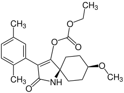 Structural formula of spirotetramat