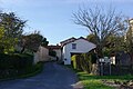 Entrée sud-est du Village de Saint-Martial, Charente, France.