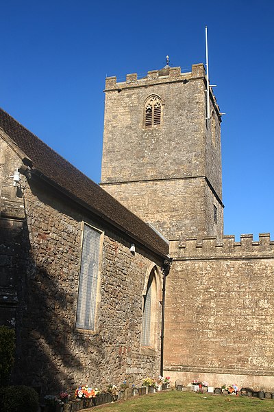File:St Mary's Church Tower, Caldicot.jpg
