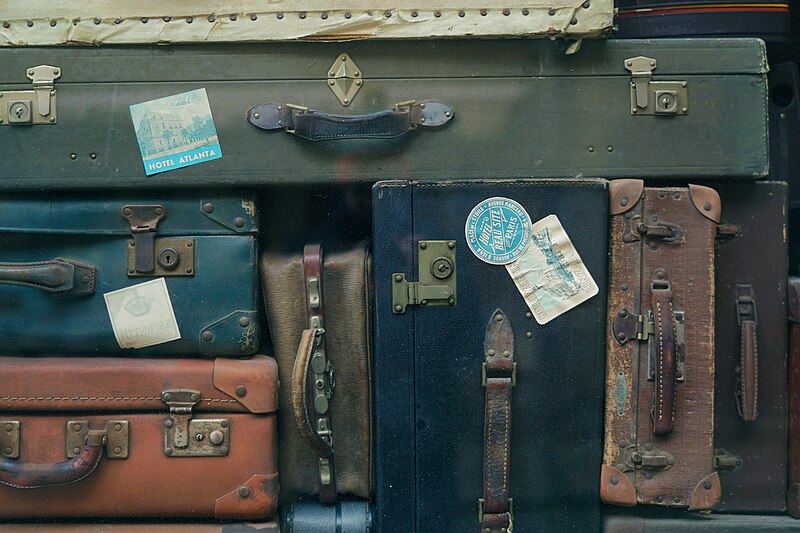 File:Stack of luggages (Unsplash).jpg