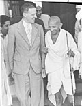 Thumbnail for File:Stafford Cripps and Mahatma Gandhi in 1942.jpg