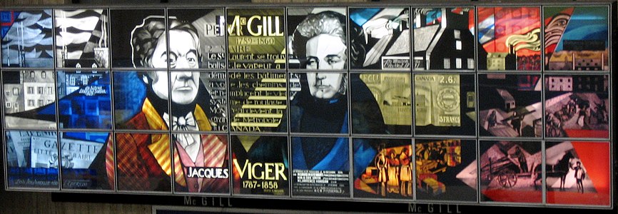 "Stained_glass,_McGill_metro_station,_Montreal_(3_of_5).JPG" by User:Gene.arboit