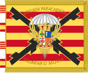 Standard 6. výsadkové brigády Almogávares (obverse).svg
