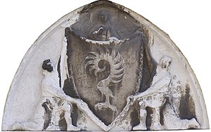 Malipiero's coat-of-arms on the Palace entrance Stemma Malipiero.jpg