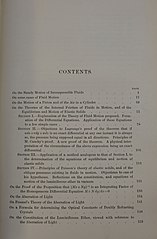 Table of contents to Volume I of Mathematical and Physical Papers (1880)