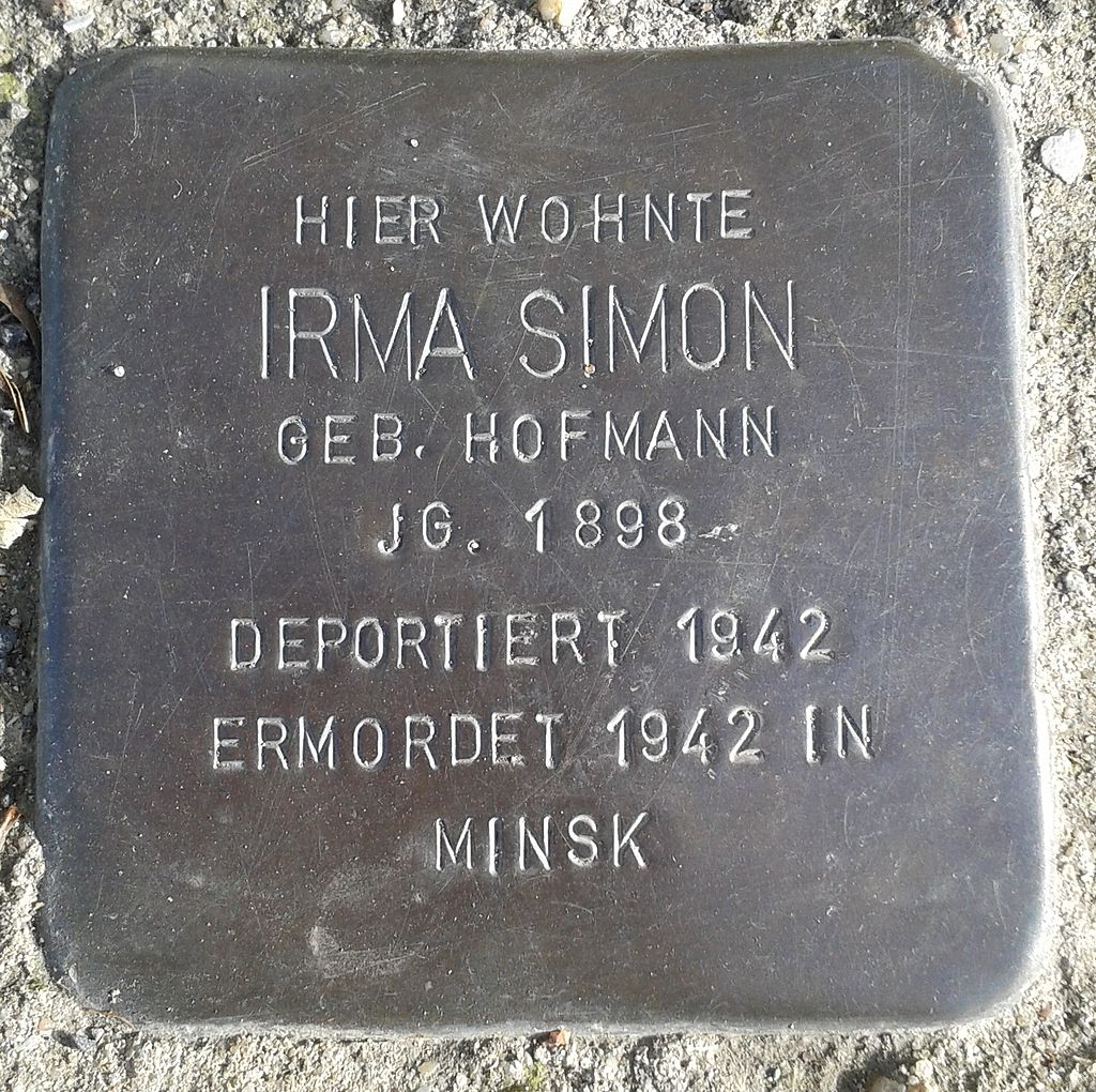 Stolperstein Windeck Dattenfeld Hauptstraße Irma Simon.jpg