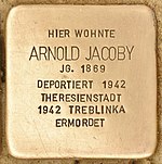 Stumbling block for Arnold Jacoby (Neuruppin) .jpg