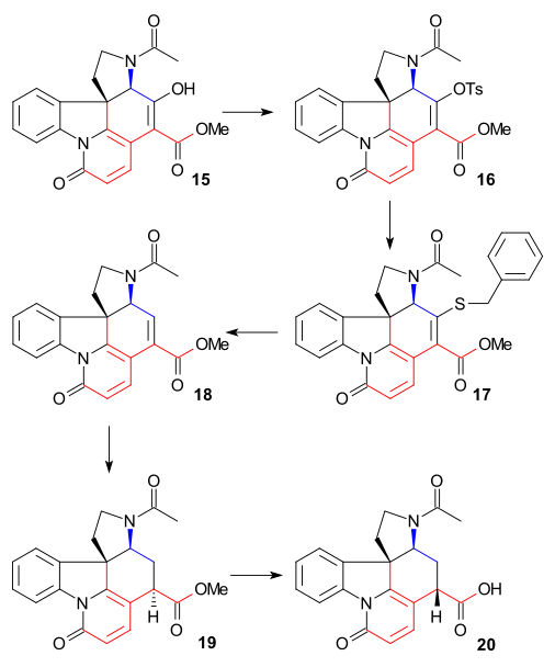 Strychnine synthesis Woodward part 3