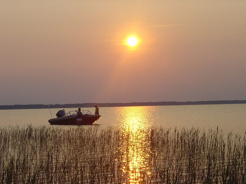 File:Sunset at Lake Waccamaw in 2001.jpg