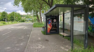 Tübingen Bushaltestelle Hegelstraße Richtung Hbf.jpg