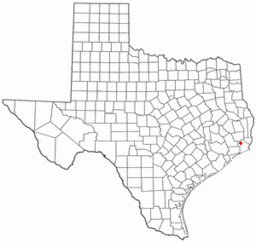 China på Texas karta.