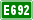 Tabliczka E692.svg