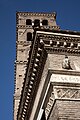 Tandfriezen in de campanile en het voorportaal van San Giorgio in Velabro, Rome