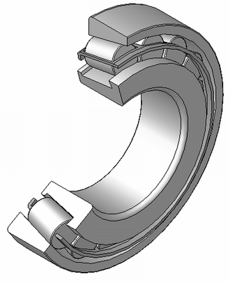 Cutaway view of a tapered roller bearing Tapered-roller-bearing din720 120.png
