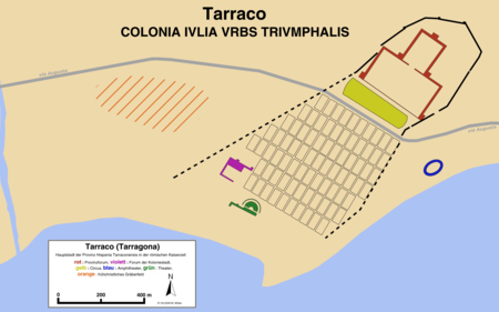 Tarraco Lageplan