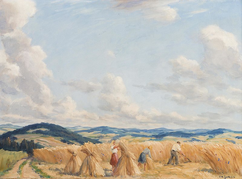 File:Tavík František Šimon - Harvest in the Czech-Moravian Highlands.jpg