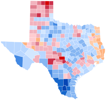 Texas Presidential Election Results 1968.svg