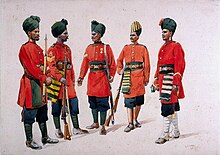 Infantry of the Nizam's Contingent, 1910