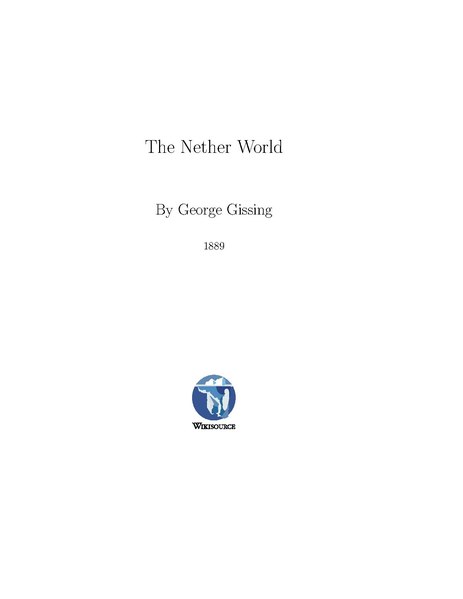 File:The Nether World by George Gissing.pdf