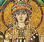 Mosaik af Theodora