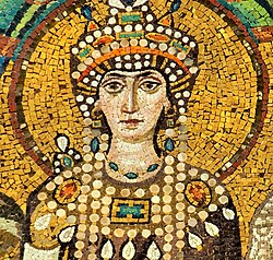 Theodora mozaiko - Basilica San Vitale (Raveno).jpg