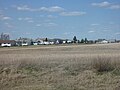 Vue d'un quartier résidentiel de Tofield