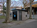 * Nomination Public toilet on the place Carnot in Saint-Étienne, France. --Touam 20:11, 28 December 2022 (UTC) * Decline  Oppose Slight underexposure, strange sky color, massive CA in the trees --Grunpfnul 09:45, 29 December 2022 (UTC)