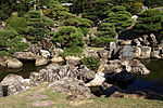 Tokushima Castle herrschaftlich Front Palace Garden02s3872.jpg