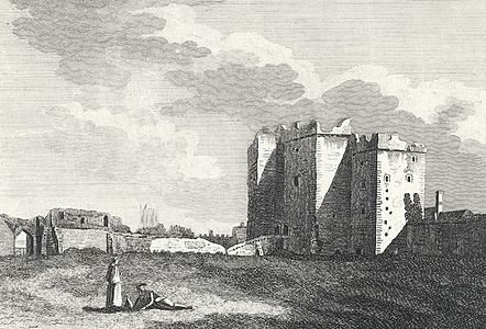 Tower, in Cardiff castle, Glamorganshire.jpeg