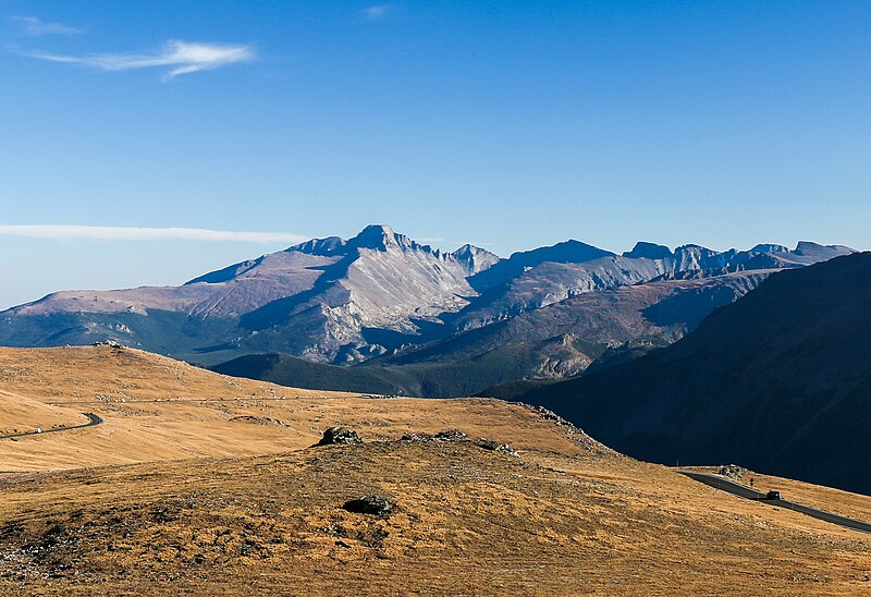 File:Trail Ridge Road and Longs Peak by RO.jpg