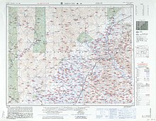 Map including Mianzhu (labeled as MIEN-CHU (walled) 綿竹) (AMS, 1958)