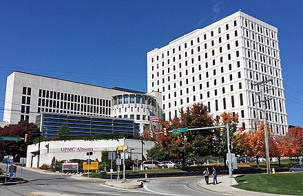 UPMC Altoona serves as a regional hub of the University of Pittsburgh Medical Center system.