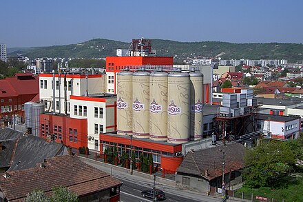 The Ursus Brewery, where a popular Romanian beer is produced