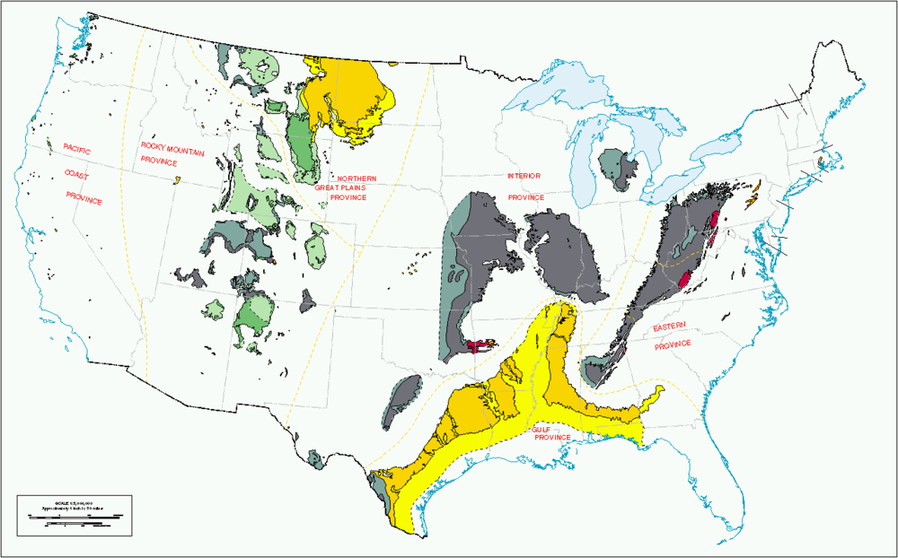 Coal regions of the United States