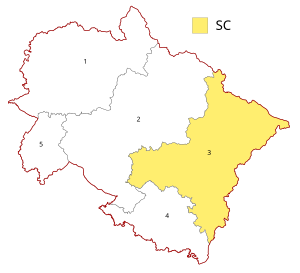 Uttarakhand Wahlkreise Lok Sabha.svg