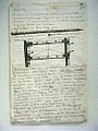 A sketch of the final perspective frame with adjustable legs he had had made in The Hague, 1882.[Letters 1]