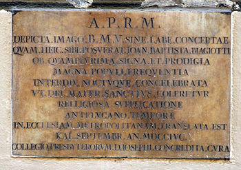 Via alfani 74, maison avec tabernacle dell'ecce homo, 03, tombstone.JPG